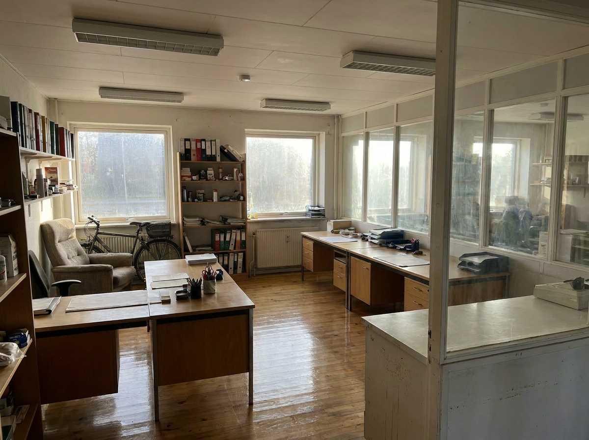 Kontor/butik efter rengoering